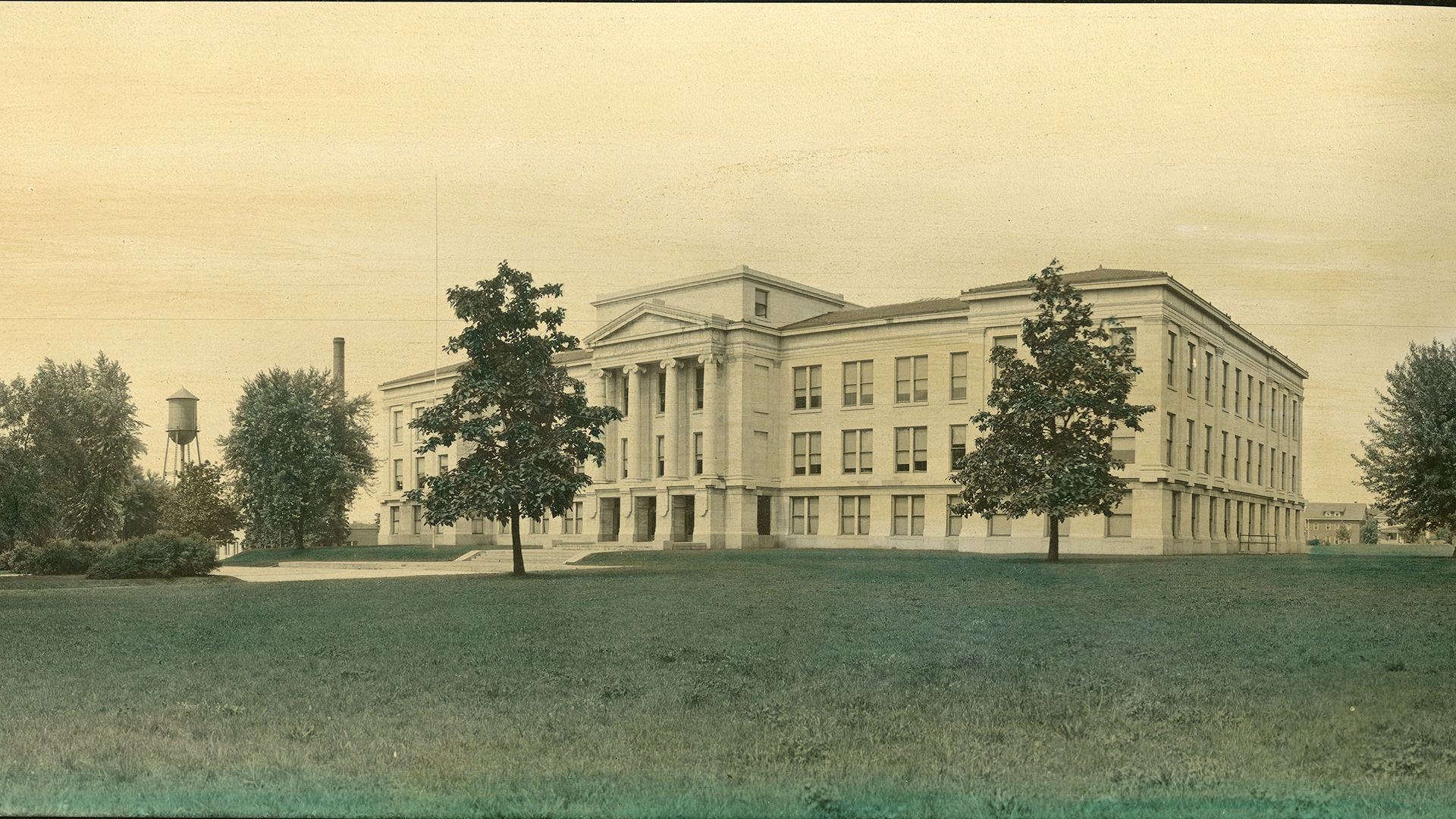 Historical photo of Carrington Hall at Missouri State University